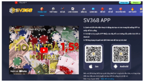 Tải app SV368 - Hướng dẫn cài đặt ứng dụng về điện thoại